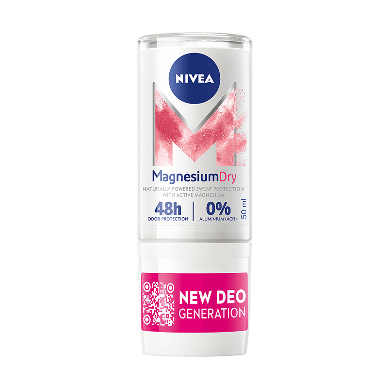 Deodorant Roll-on Magnesium Dry Fresh Roz,  Nivea, 50 ml