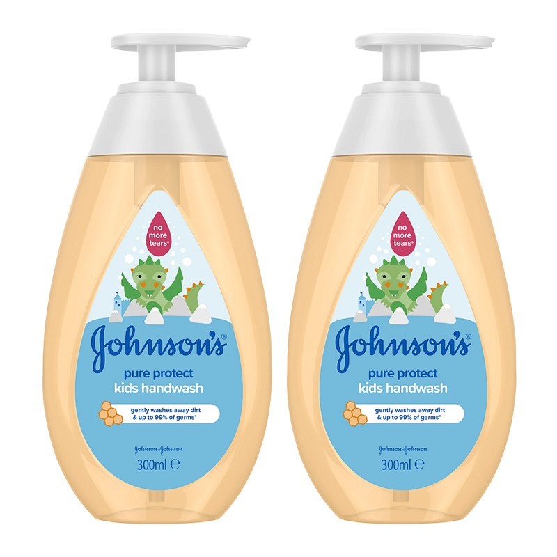 Sapun Lichid pentru Copii, Johnson's Baby Pure Protect, 300 ml, 1+1 Bucati