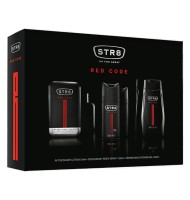 Set STR8 Red Code, Barbati: After Shave Lotiune, 50 ml + Deodorant Spray, 150 ml + Gel de Dus, 250 ml