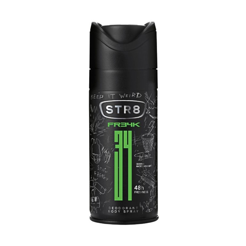 Deodorant Natural Spray Str8 FR34K, Barbati, 150 ml