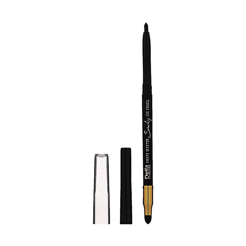 Creion de Ochi Delia Eyeliner Shape Master Smoky Eye cu Burete, Black, 2 g