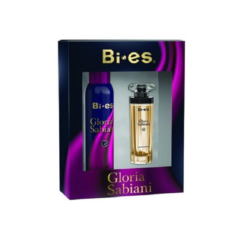 Set Bi-es pentru Femei , Apa de Parfum 50 ml, Deodorant Spray, 150 ml Gloria Sabiani