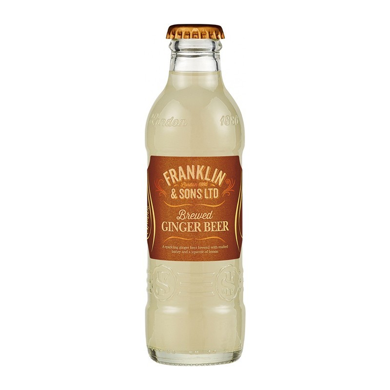 Bere cu Ghimbir fara Alcool, Ginger Beer, Franklin & Sons, 200 ml