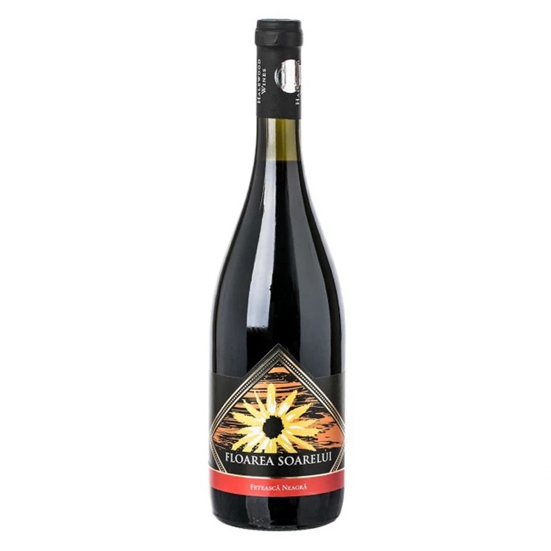 Vin Rosu Floarea Soarelui,  Halewood Wines, Feteasca Neagra, Demisec, 0.75 l