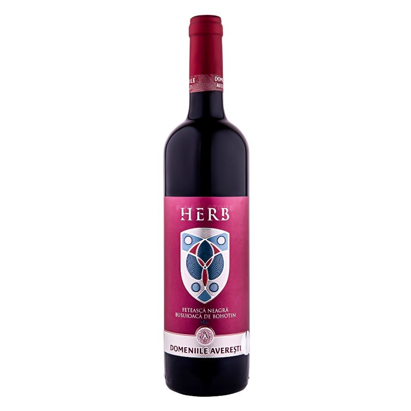 Vin Domeniile Averesti Herb, Rosu Sec 0.75 l