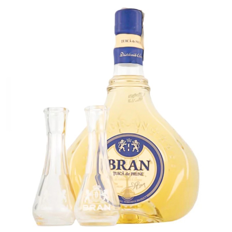 Tuica Prune Bran + 2 Toiuri, 40% Alcool 0.7 l