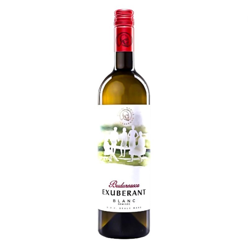 Vin Budureasca Exuberant Alb Demisec 0.75 l