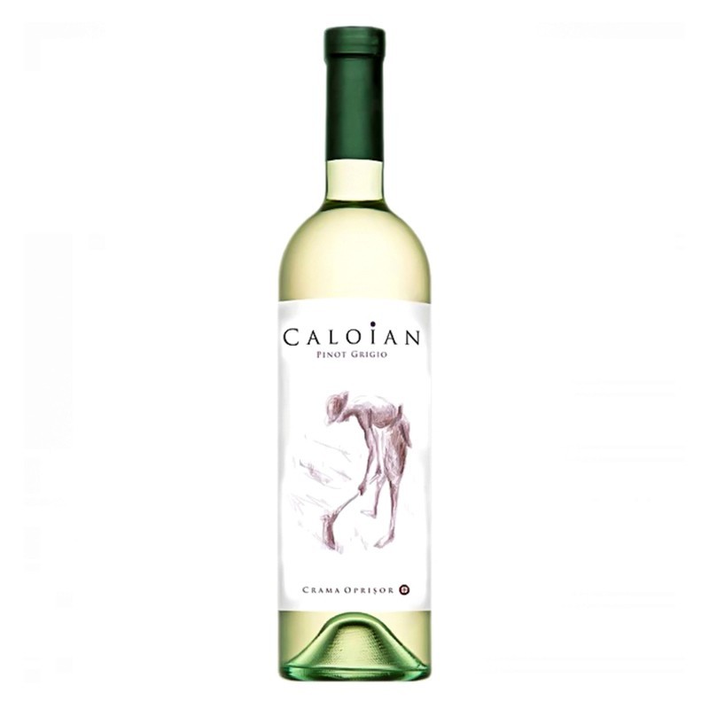 Vin Caloian Pinot Grigio Oprisor Alb Sec 0.75 l