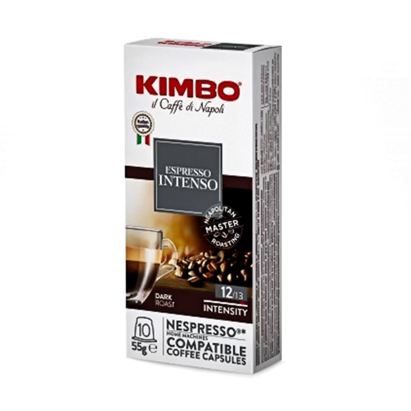 Cafea Kimbo Nespresso Intenso, Capsule, 10 Bucati X 5.5 g