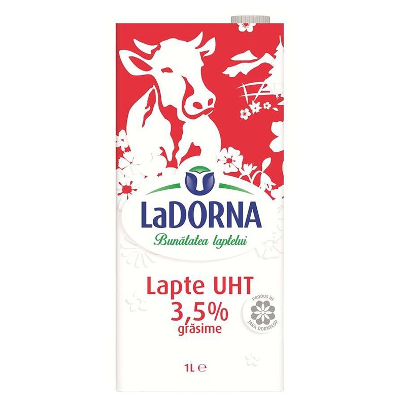Lapte UHT La Dorna, 3.5% Grasime, 1 l