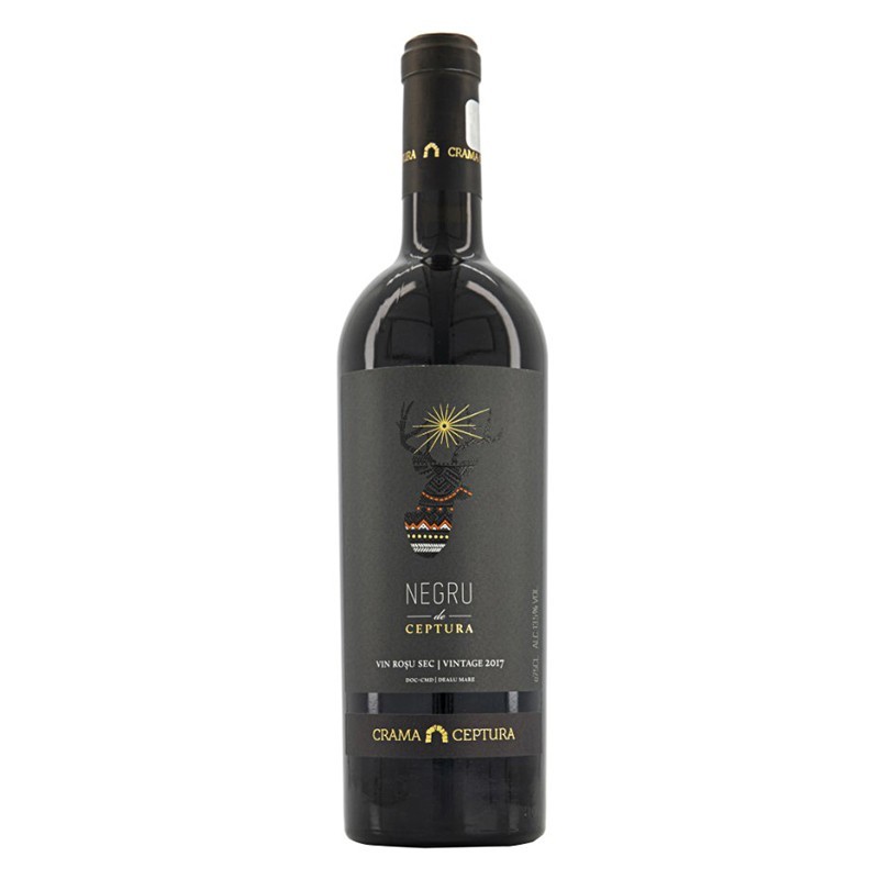 Vin Negru de Ceptura Vintage, Rosu Sec 0.75 l