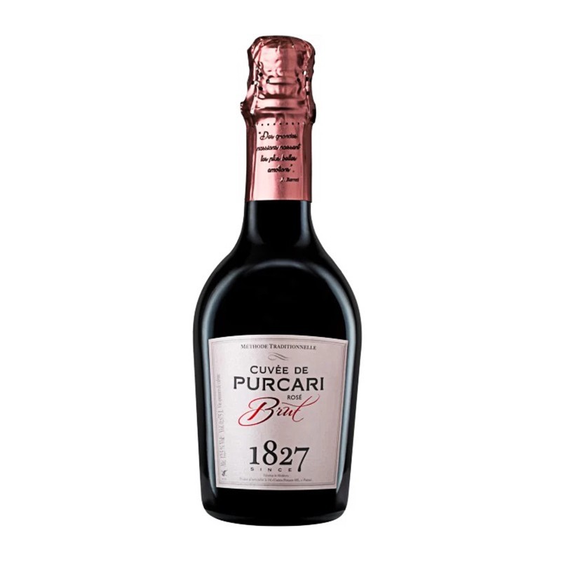 Vin Spumant Cuvee de Purcari Rose Classic Brut, 0.375 l