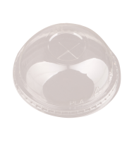 Capace Biodegradabile, Compostabile, PLA Cupola, Gaura X, Transparente, 76 mm, 50 buc