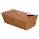 Cutii Biodegradabile de Carton, Kraft, 1480 ml, M2, 200 buc