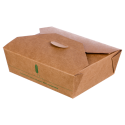 Cutii Biodegradabile de Carton, Kraft, 1760 ml, M9, 200 bucati