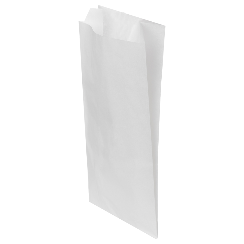 Pungi Biodegradabile, Compostabile de Hartie, Albe, 19x6x35 cm, 1000 buc