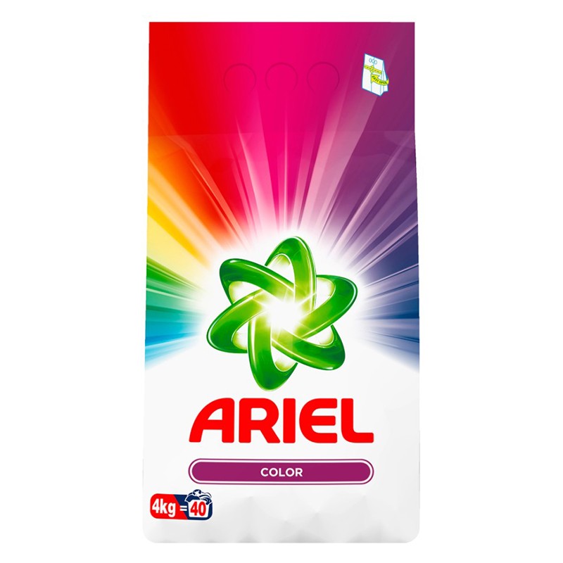 Detergent Automat Pudra Ariel Color, 40 Spalari, 4 kg