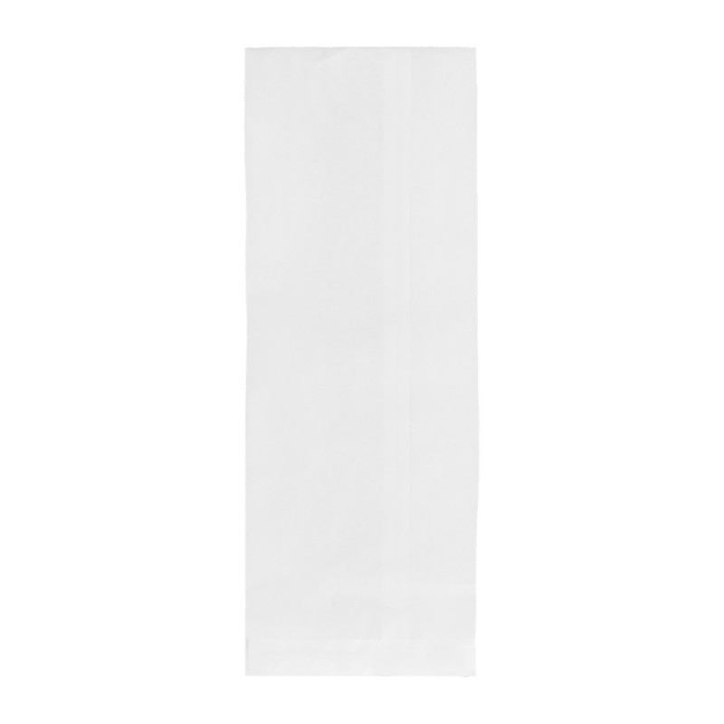 Pungi Biodegradabile, Compostabile de Hartie, Albe, 14x10x38 cm, 5 kg