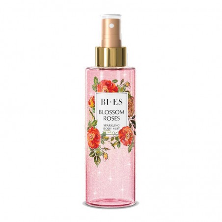 Spray de Corp Blossom Roses cu Efect de Stralucire, Bi-es 200 ml...