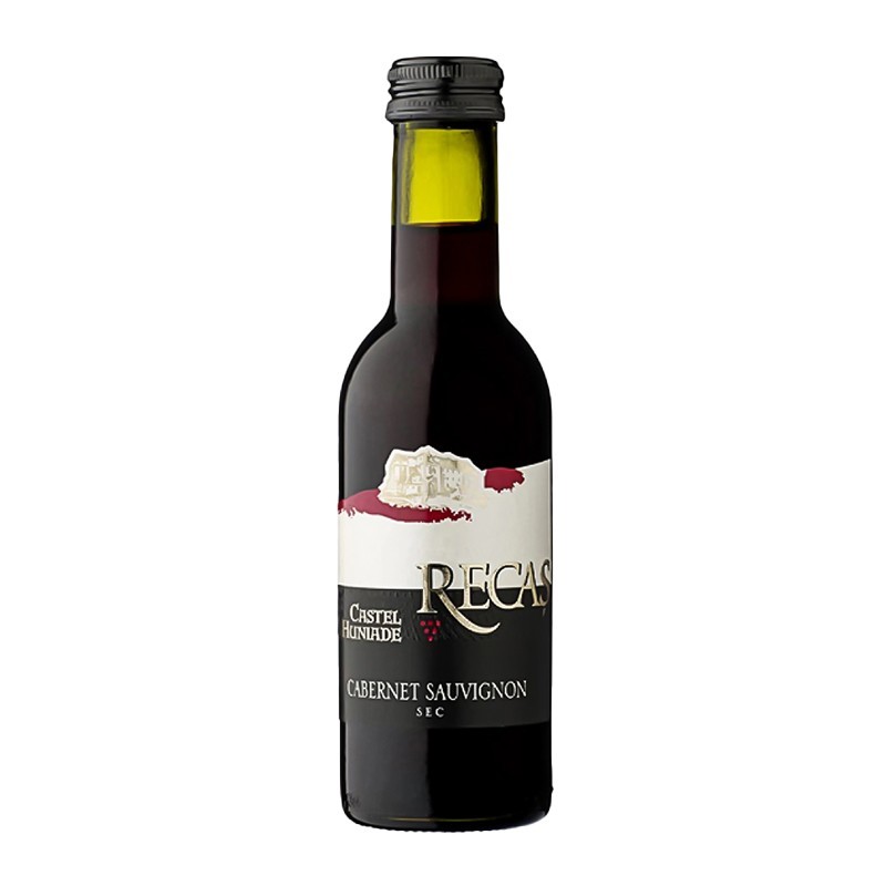 Vin Castel Huniade Cramele Recas, Cabernet Sauvignon Mini Rosu Sec 187 ml