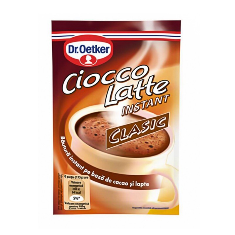 Ciocolata Calda Dr. Oetker Cioco Latte Aroma Clasica, 25 g
