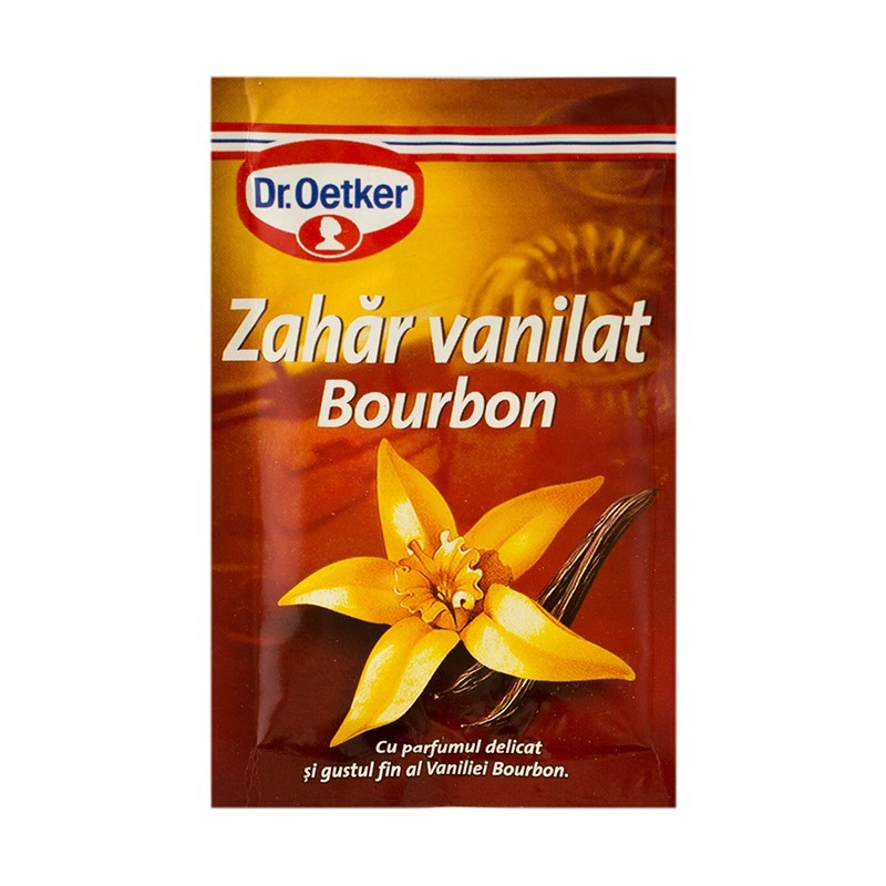 Set 50 x Plicuri Zahar Vanilat Bourbon, Dr Oetker, 8 g