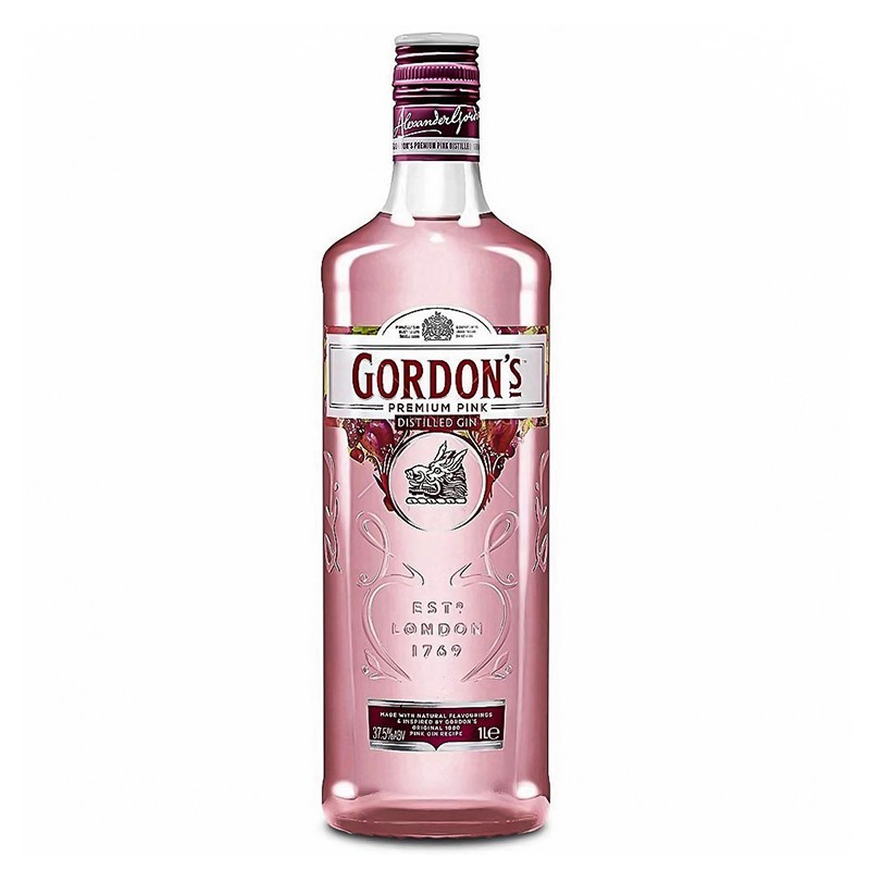Gin Gordon'S Pink London Dry Gin 37.5% Alcool 1 l