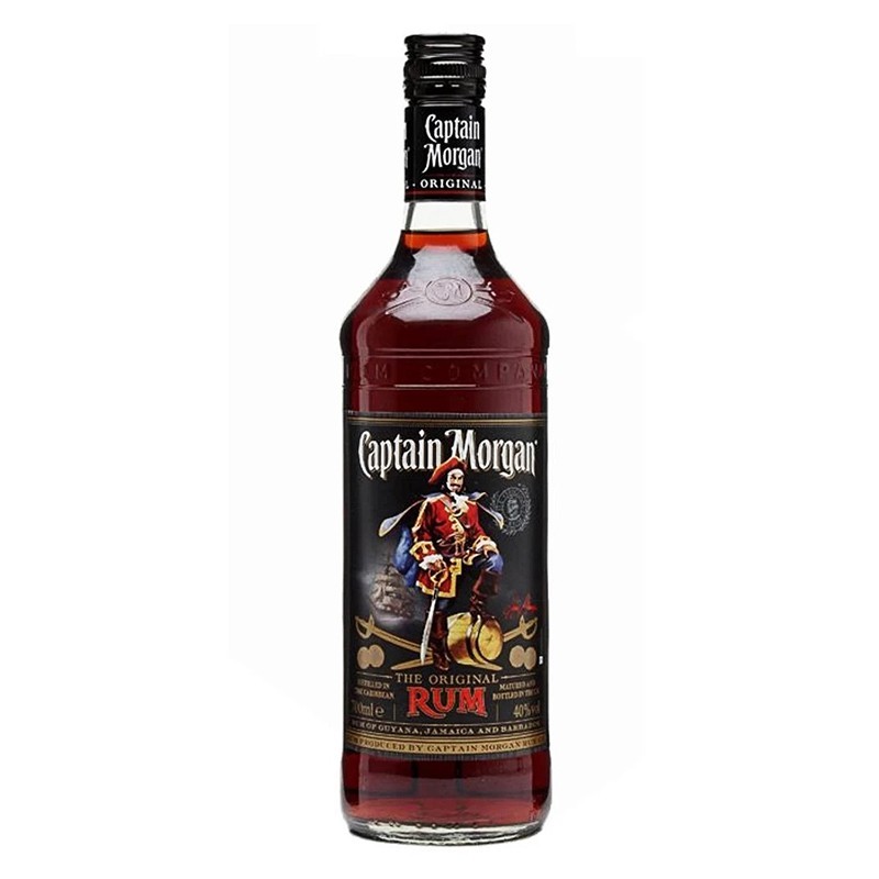 Rom, Captain Morgan Black 40% Alcool, 0.7 l