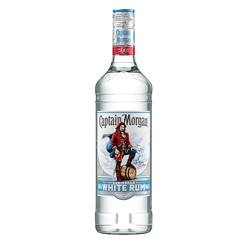 Rom, Captain Morgan White 37.5% Alcool, 0.7 l
