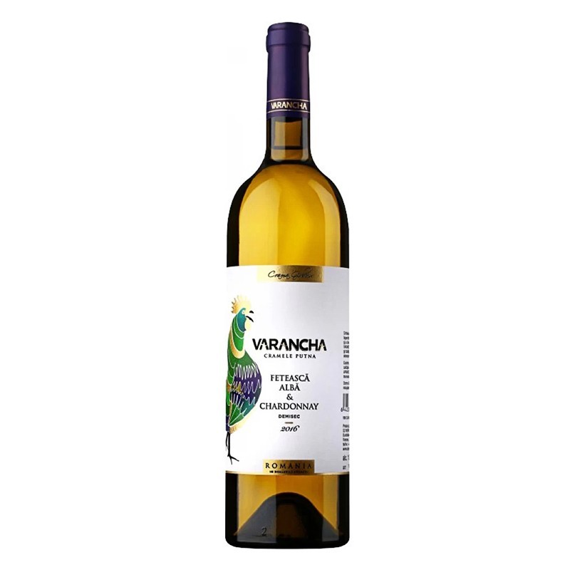Vin Alb Varancha Feteasca Alba & Chardonnay, Demisec, 0.75 l