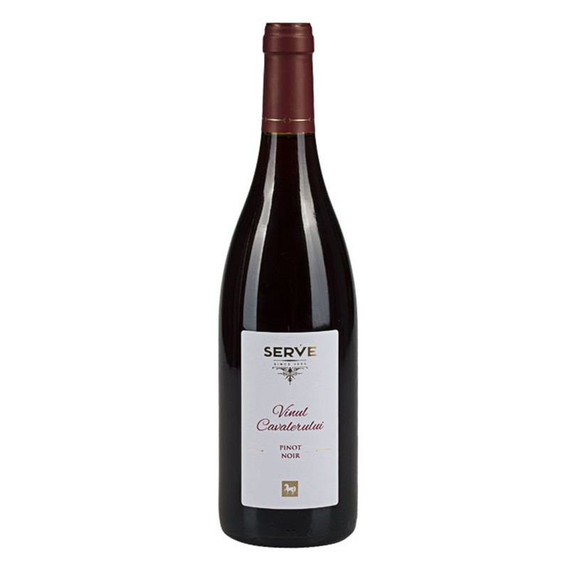 Vin Rosu Vinul Cavalerului Pinot Noir, Sec, 0.75 l
