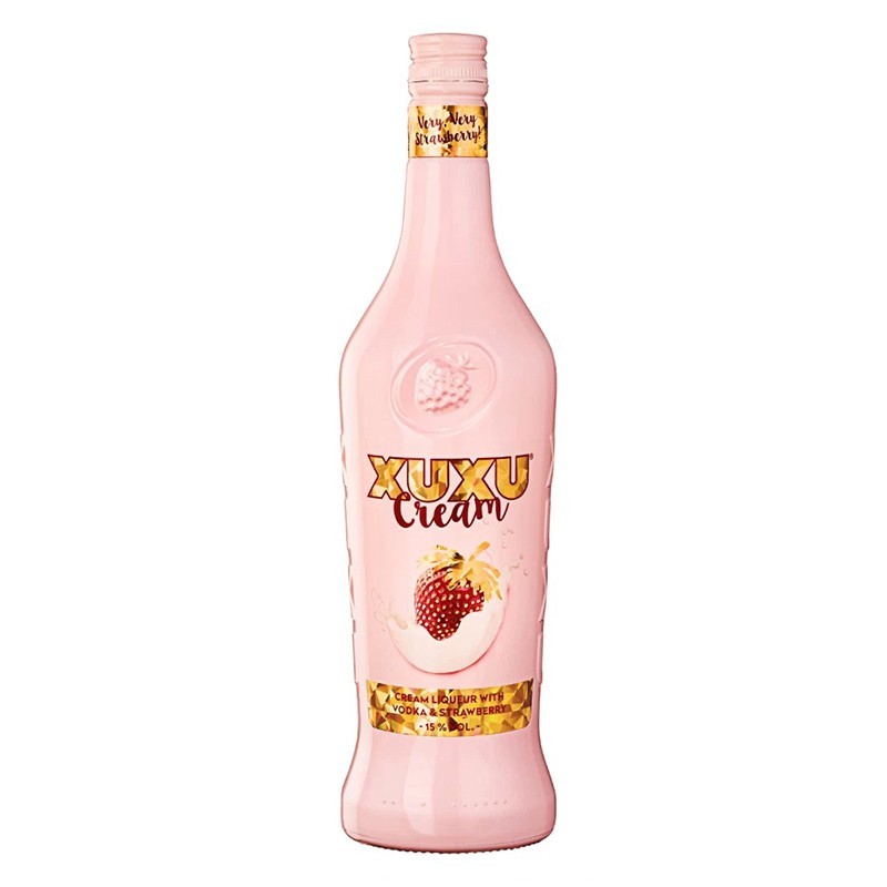 Lichior Xuxu Cream Strawberry & Vodka, 15% Alcool, 0.7 l