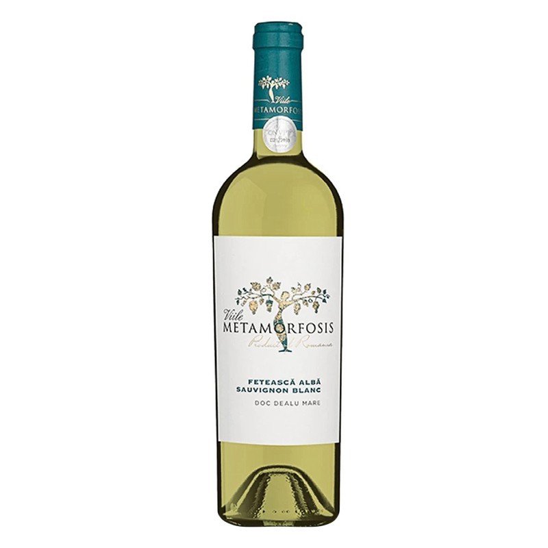 Vin Alb Viile Metamorfosis Sauvignon Blanc & Feteasca Alba, Sec, 0.75 l