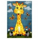 Covor Dreptunghiular pentru Copii, 200 x 300 cm, Multicolor, Kolibri Girafa 11112/140