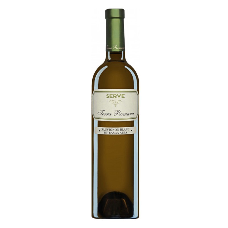 Vin Alb Terra Romana Sauvignon Blanc & Feteasca Alba, Sec, 0.75 l