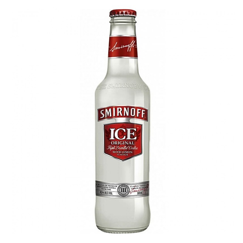Vodka Premix Smirnoff Red Ice, 4% Alcool, Sticla, 0.275 l