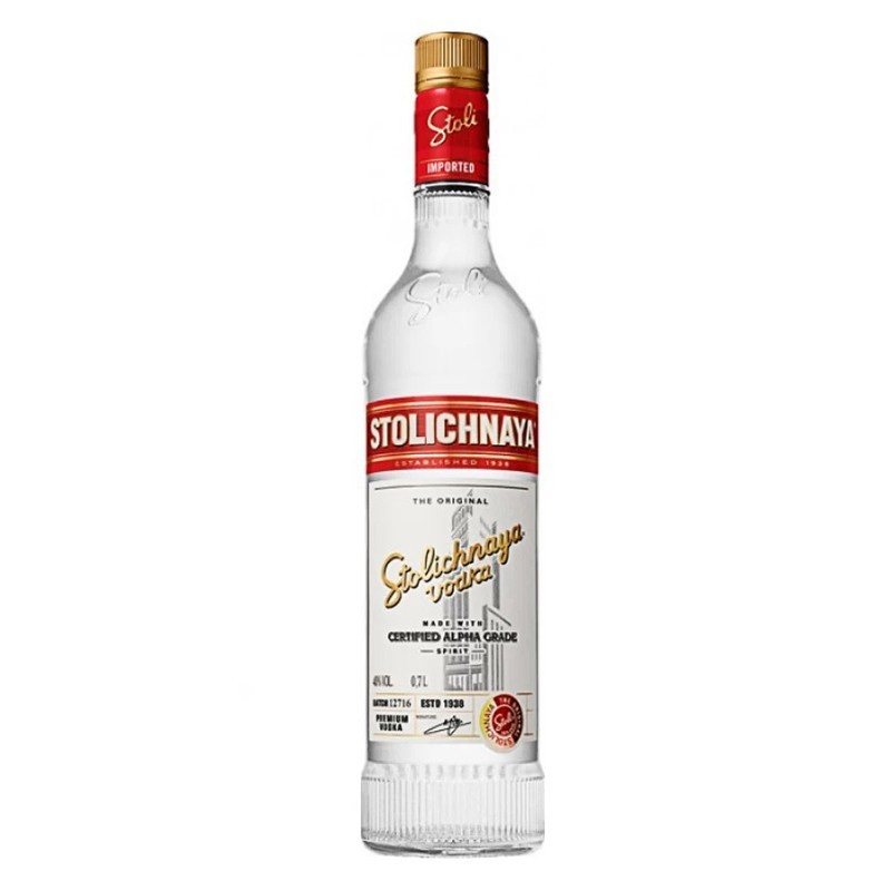 Vodka Stolichnaya, 40% Alcool, 0.7 l