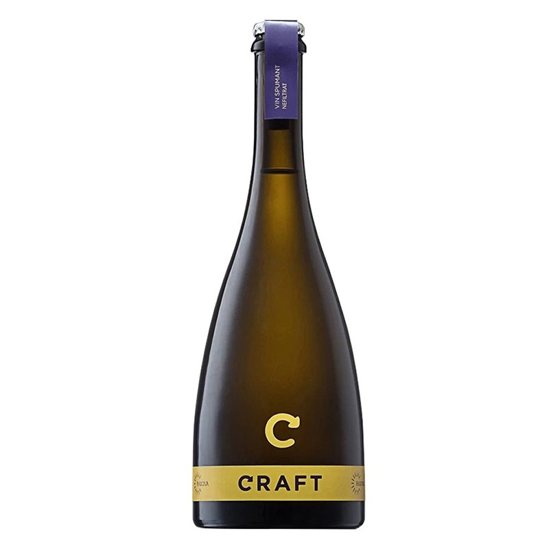 Vin Spumant Craft Rasova Chardonnay Brut Alb Sec 0.75 l