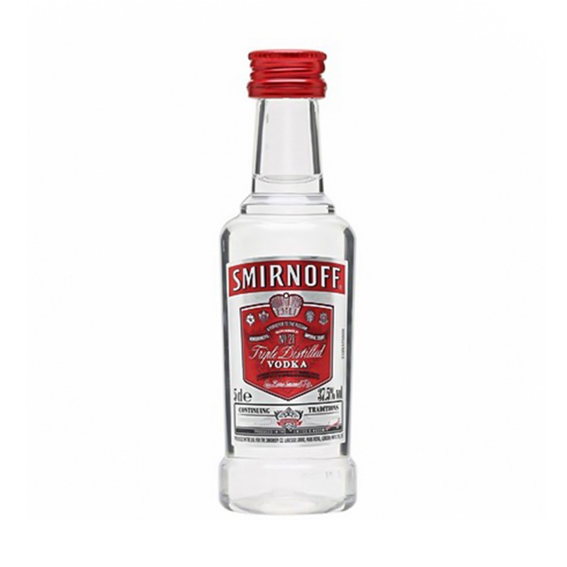 Vodka Smirnoff Red, 37.5% Alcool, Esantion, 12 X 0.05 l