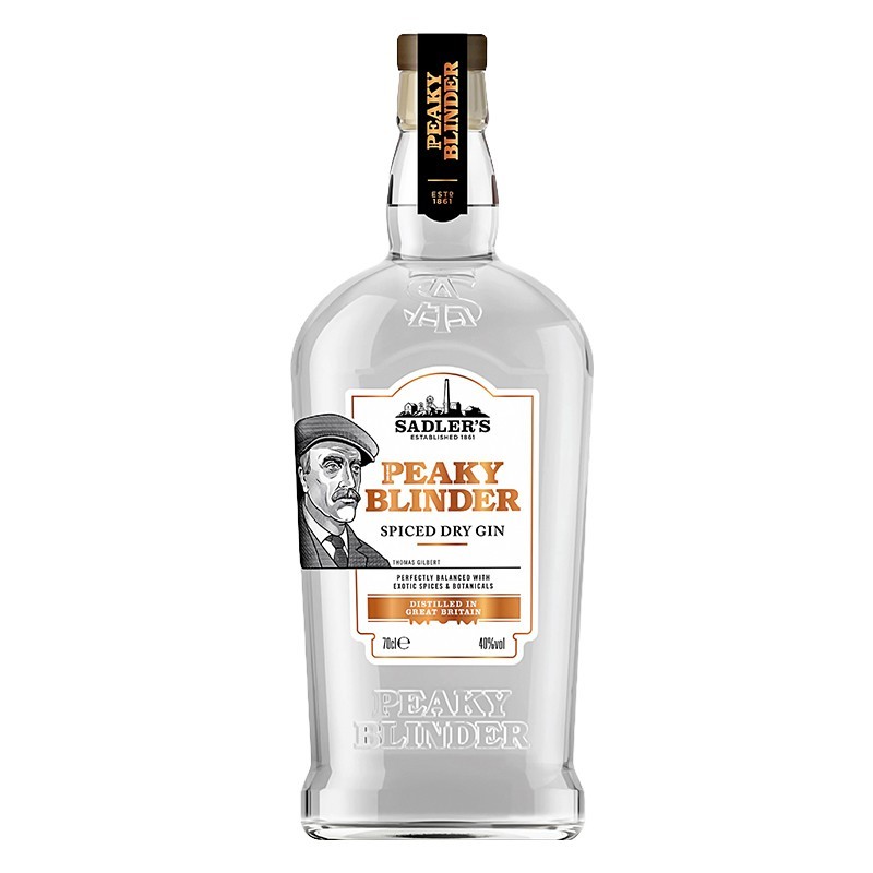 Gin Condimentat Sec, Spiced Dry Peaky Blinder 40% Alcool 0.7l
