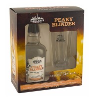 Pachet Gin Peaky Blinder, Spiced Dry, 40% Alcool, 0.7 l + Pahar