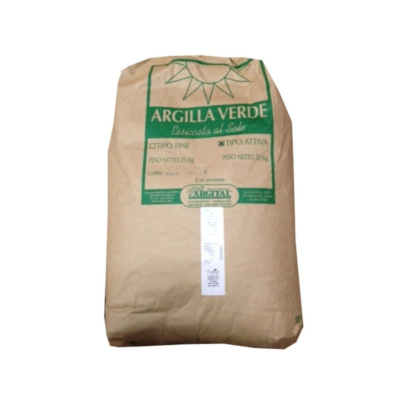 Argila Verde Fina, pentru Uz Extern, 25 kg Argital