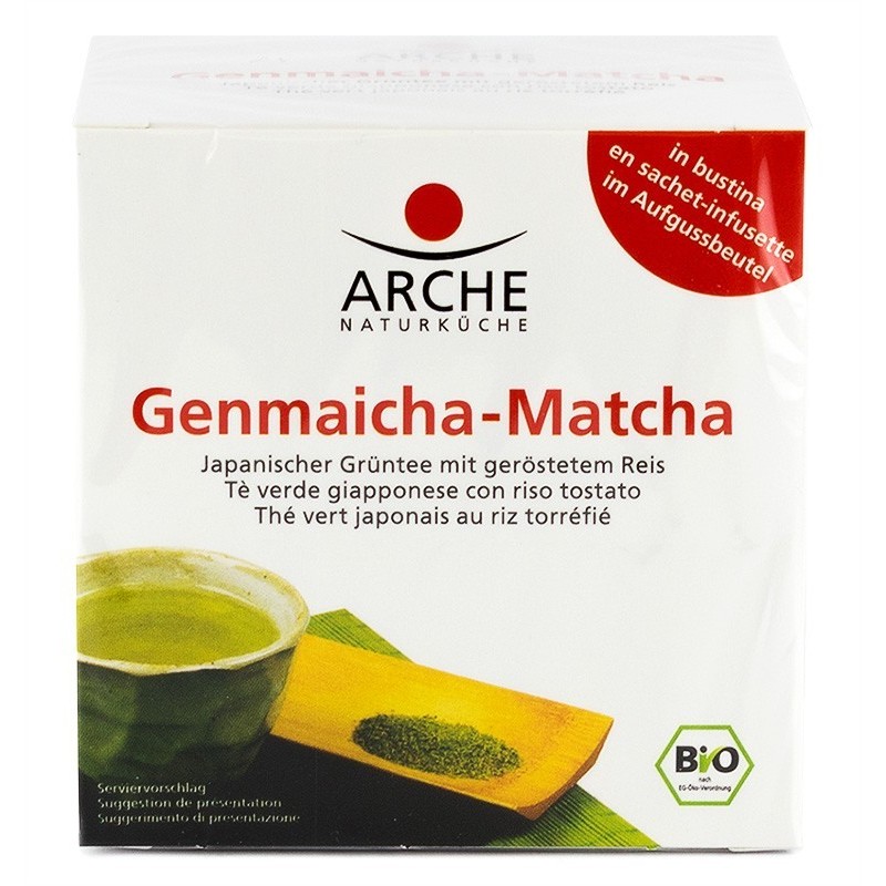 Ceai Verde Japonez Matcha Bio, 15g, 10 pliculete, Arche