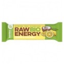 Baton Energizant Bio, Raw Energy, cu Lamaie si Nuca de Cocos 50 g Bombus