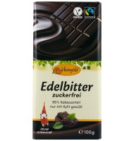 Ciocolata 85% Cacao indulcita cu xylitol, 100g Birkengold