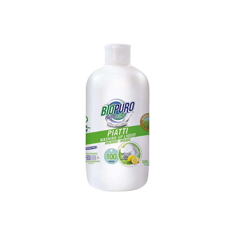 Detergent Lichid pentru Vase, 500ml Biopuro