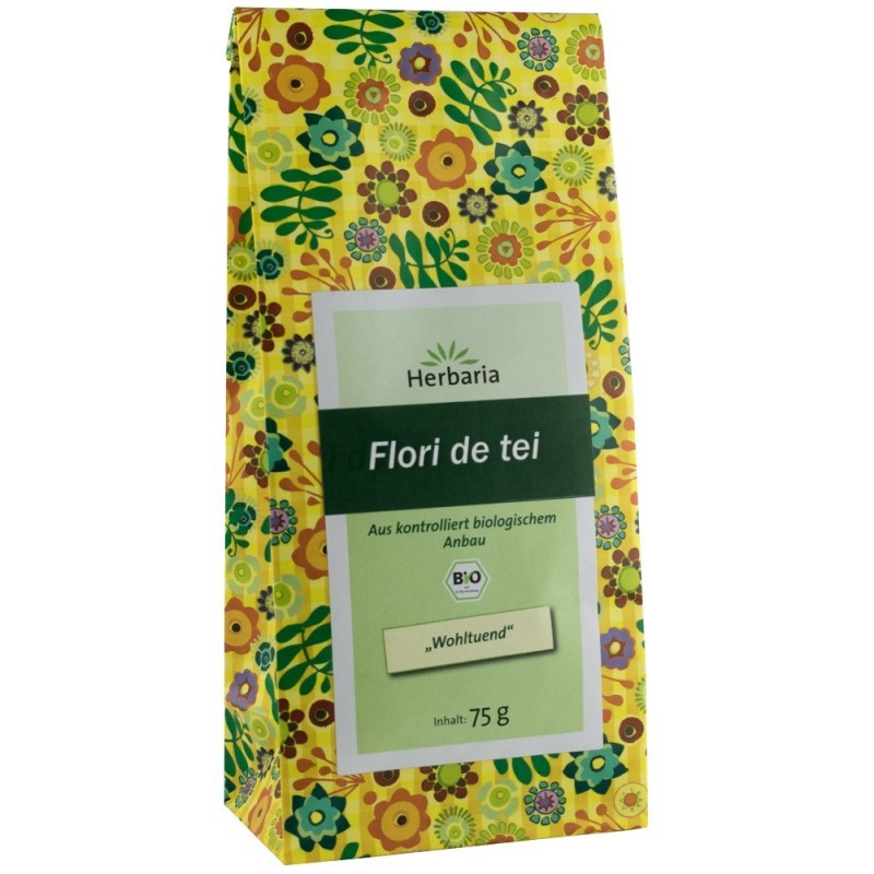 Ceai Bio Flori de Tei, 75 g Herbaria