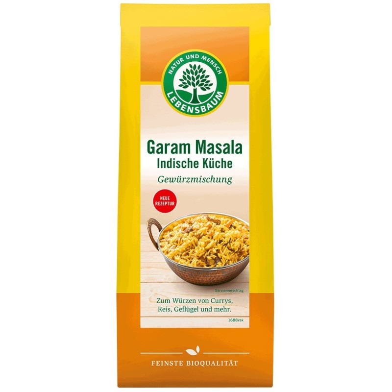 Amestec Bio de Condimente Garam Masala – Bucataria Indiana, 40 g Lebensbaum