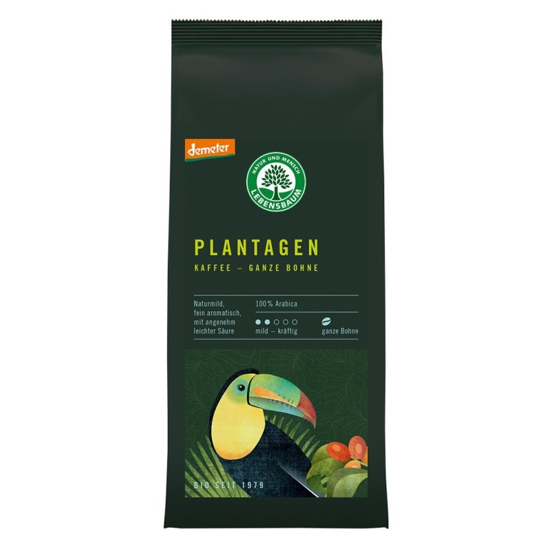Cafea de Plantatie Macinata - 100 % Arabica, Bio, 250g Lebensbaum