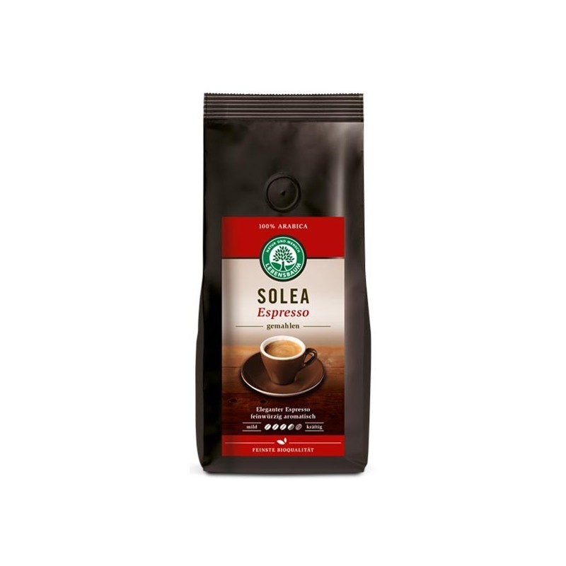 Cafea Bio Macinata solea Expresso - 100% Arabica, 250 g Lebensbaum
